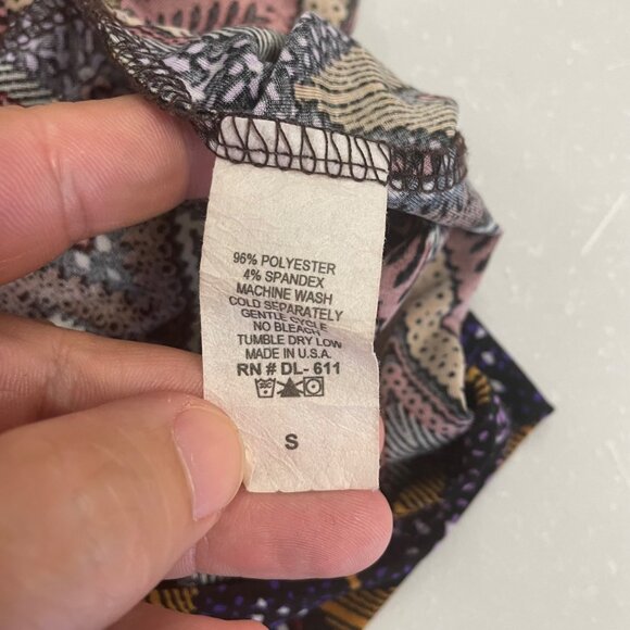 Veronica M Women Chevron Print Maxi Dress Sleeveless Racerback Multicolor Small - Picture 9 of 9